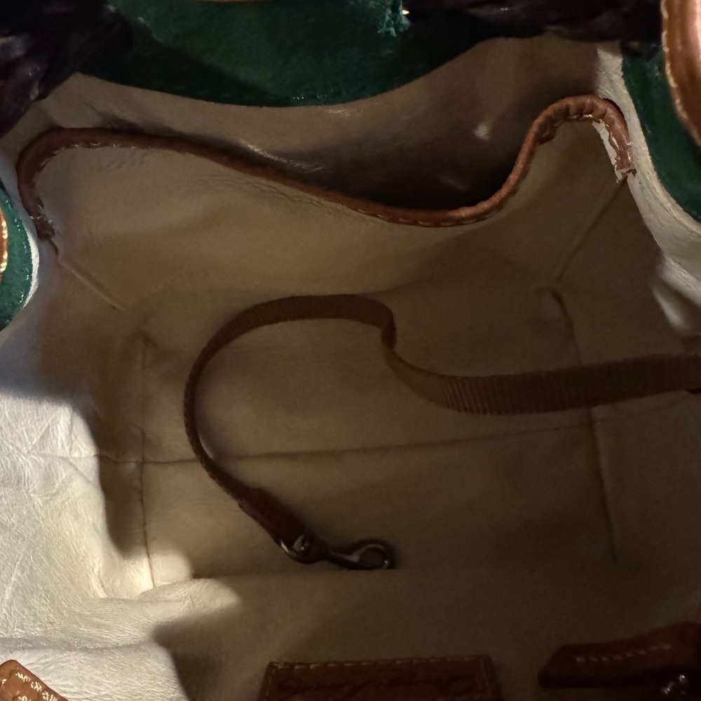 Dooney & Bourke Florentine Leather Mini Hattie Drawstring Crossbody Bag - Picture 13 of 13